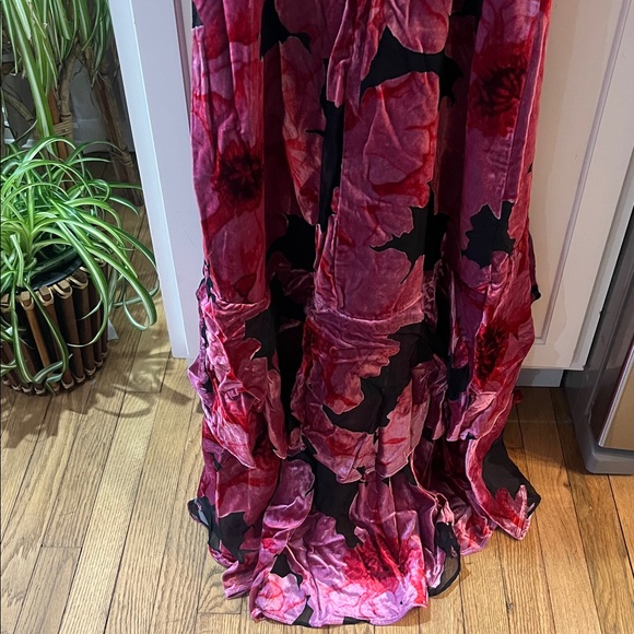 ‼️FINAL PRICE‼️ Hutch  Royce hi lo velvet burnout dress - NWT - Picture 8 of 8